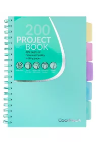 CoolPack Ko�ozeszyt B5 PP Pastel Powder Mint kratka 100 kartek