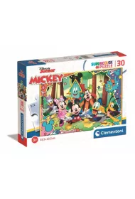 Puzzle 30 el. Supercolor. Mickey Clementoni