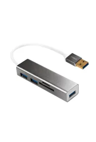 LogiLink Hub USB 3.0 3 porty z czytnikiem kart