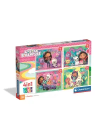 Puzzle 4w1 Gabbys CLEMENTONI 21752