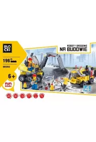 Klocki Na budowie Roboty Drogowe196elem. 6+ (KB8092)