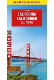 Kalifornia. Mapa drogowa w skali 1:900 000