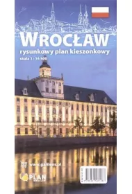 Plan kieszonkowy rysunkowy Wroc�aw