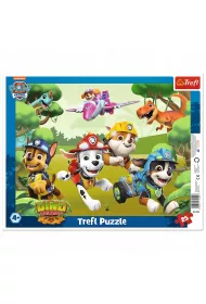 Puzzle ramkowe 25 el. Wyczynowe triki piesk�w Trefl