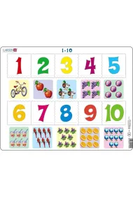Puzzle 10 el. Liczymy 1-10 Larsen