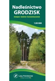 Nadle�nictwo Grodzisk mapa le�no-turystyczna 1:50 tys