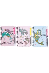 Centrum Notes na spirali z dugopisem Mermaid 30 kartek