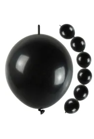 Balony czarne z ��cznikiem du�e 10 szt.
