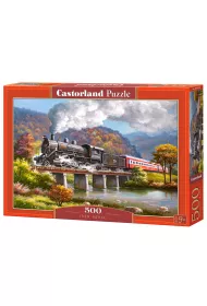 Puzzle 500 el. �elazny poci�g Castorland