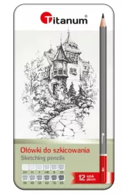 Hasta Komplet 12 o��wk�w do szkicowania 2H-8B 12 szt.