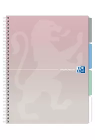 Koozeszyt Oxford Projectbook B5 Mix Pastelowy kratka 80 kartek