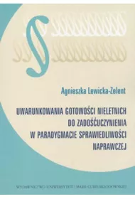 eBook Uwarunkowania gotowoci nieletnich do zadouczynienia w paradygmacie sprawiedliwoci naprawczej. Wyd. 2 pdf