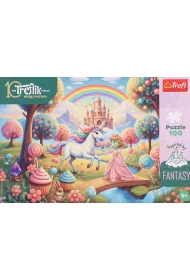 Puzzle 100 element�w Fantasy Jednoro�ec TREFL 16574 TR
