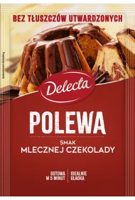 Delecta Polewa smak mlecznej czekolady 100 g