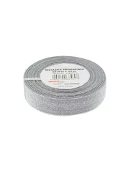 Brewis Wst��ka brokatowa WB25-2 srebrna 22mm x 25m