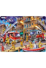 Puzzle Ukadanka Straacy w akcji 45 elementw Larsen