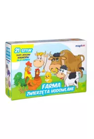 Maksik Magnesy zwierzta 21szt