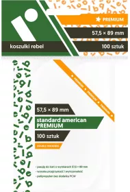 Rebel Koszulki Standard American Premium 57,5 x 89 mm 100 szt.