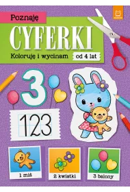 POZNAJ CYFERKI. KOLORUJ I WYCINAM