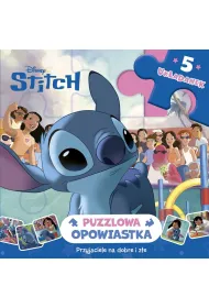 Puzzlowa opowiastka. Przyjaciele na donre i z�e. 5 uk�adanek Disney Stitch