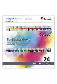 Hasta Farby akrylowe w tubie 24x12ml