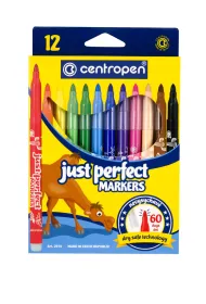Centropen Flamastry niewysychaj�ce 12 szt.