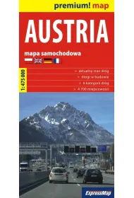 Austria mapa samochodowa 1:475 000