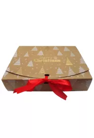 incood. Pude�ka sk�adane 22x17x5cm - kpl.2.szt. (papier craft z nadrukiem wi�zane wst��k�, sk�adane na p�asko w polybagz headerem)