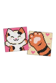 Diamentowa mozaika na naklejce IDEYKA 9x9 cm kids Puffy