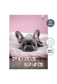EV-Corp Zeszyt A4 32k.w kratk� Pies Love 90g