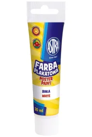 Astra Farba plakatowa tuba 30 ml biaa