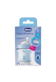 Chicco Butelka plastikowa NaturalFeeling nieb 150ml 0m+
