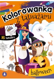 Malowanka A5 Kolorowanka z tatua�ami. Halloween SKRZAT 073041