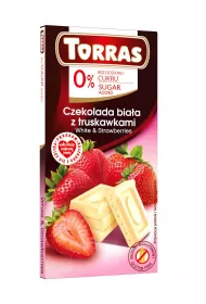 Torras Czekolada bia�a z truskawkami 75 g
