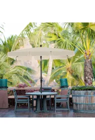 Songmics Parasol ogrodowy 200 x 125 cm
