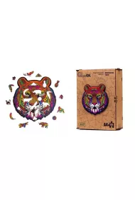 Puzzle drewniane eko 66 el. Majestatyczny tygrys A4 PuzzleOK