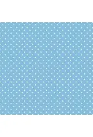 Serwetki Lunch Daisy - White Dots on Blue SDOG036804
