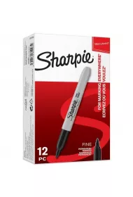 Paper Mate Marker pemanentny dwustronny czarny 12 szt.