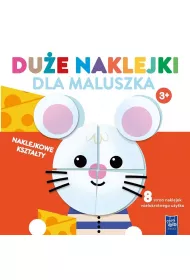 Du�e naklejki dla maluszka. Myszka 3+