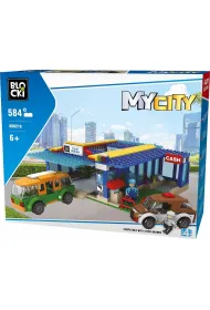 Klocki Blocki MyCity Myjnia samochodowa 584 elem
