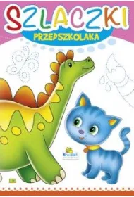 Kolorowanka Szlaczki przedszkolaka Dinozaur