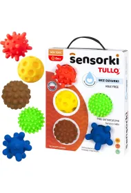 Sensorki Tullo Pi�ki sensoryczne 5 szt. bez dziurki