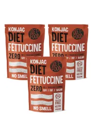 Diet-Food Makaron konjac fettuccine Zestaw 3 x 200 g