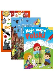 Pakiet Ma�y patriota: Moja pierwsza encyklopedia - Polska, Legendy polskie, Moja mapa Polski