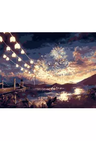 Hobby-maniak.pl Malowanie po numerach - Letni festiwal 40x50cm