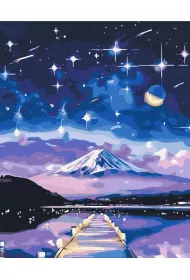 Twoje Hobby Malowanie po numerach - Gwia�dzista noc nad Fujiyama 40x50cm
