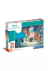 Puzzle 30 el. Super Color. Disney Classics Clementoni