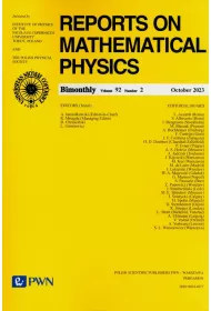 Reports on Mathematical Physics 92/2 2023