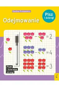 Pisz i �cieraj. Odejmowanie