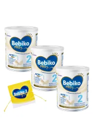 Bebiko Zestaw Pro+ 2 Mleko nastpne dla niemowlt powyej 6. miesica ycia + bransoletka gratis 3 x 700 g + 1 szt.